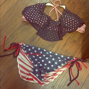 American flag bikini